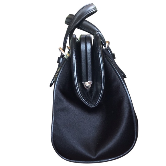 Karen Millen Black Silk Embroidered Bag - Picture 8 of 16